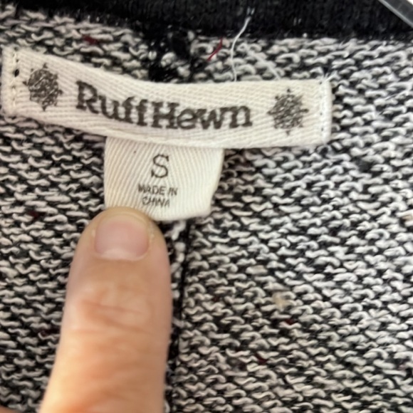 Ruff Hewn heavy sweater type jacket. Dark gray. Size Small. - Picture 5 of 10